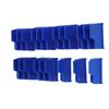 Geometric Wrench Organizer 20 Slots Modular Magnetic Wrench Rack Holder for 6mm to 38mm 1 4in to 1 1 2in Spanner Blue
