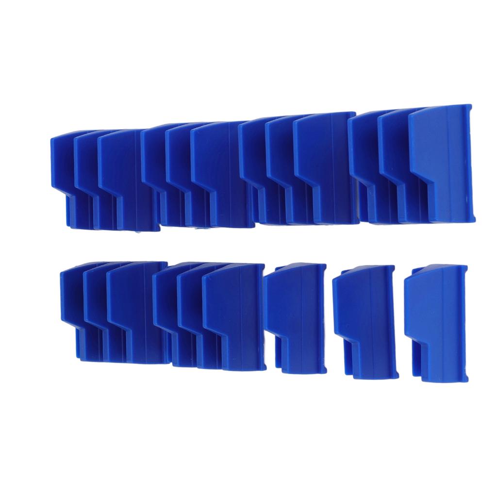 Geometric Wrench Organizer 20 Slots Modular Magnetic Wrench Rack Holder for 6mm to 38mm 1 4in to 1 1 2in Spanner Blue