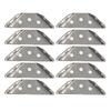 Stainless Steel Corner Bracket Set of 10 for Furniture Assembly Projects