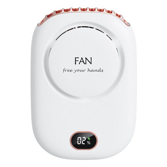 

Практичный USB-компактный вентилятор громкой связи с регулируемым ремешком белый