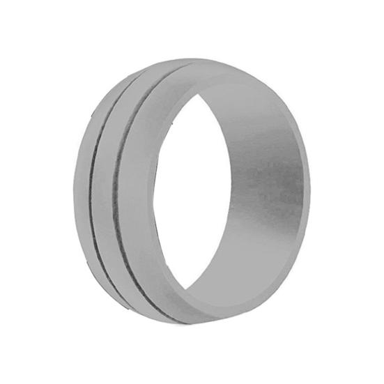 Women Men Flexible Silicone Wedding Ring Outdoor Sports Gym Band Fashion Gift