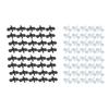 40PCS Fish Tanks Partition Separators Clip Durable PVC Suction Cup for Aquarium Safety