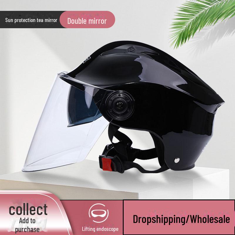 Celoroční přilby do elektromobilů: Sluneční ochranné polopřilby pro muže a ženy