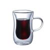 Heat-Resistant Double Wall Glass Cup Beer Coffee Cup Handmade Beer Tumbler Mug Tea Juice Whiskey Mugs Transparent Drinkware