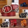 Leather Womens Genuine Belt Antique Alloy Buckle Style Dresses Pants Decoration