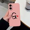 Pink Black Couple Style Phone Cover For Tecno Spark Go 2 3 1 1S Case Simple Letter Housing Soft Silicone Anti Slip Durable Shell