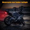 Motorcycle Dirt Bike Rear Fender Brake Stop TailLight Motocross Enduro Mudguards 12 LED Tail Light