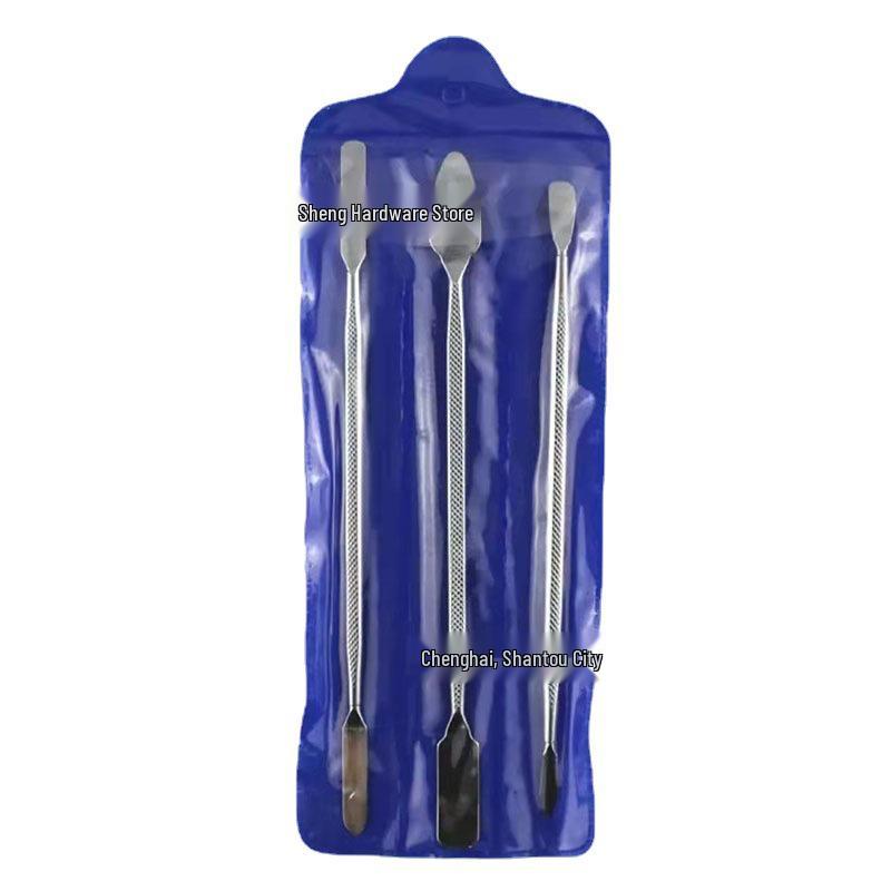 3-Piece Double-Ended Metal Pry Bar Set for Phone and Tablet Repair