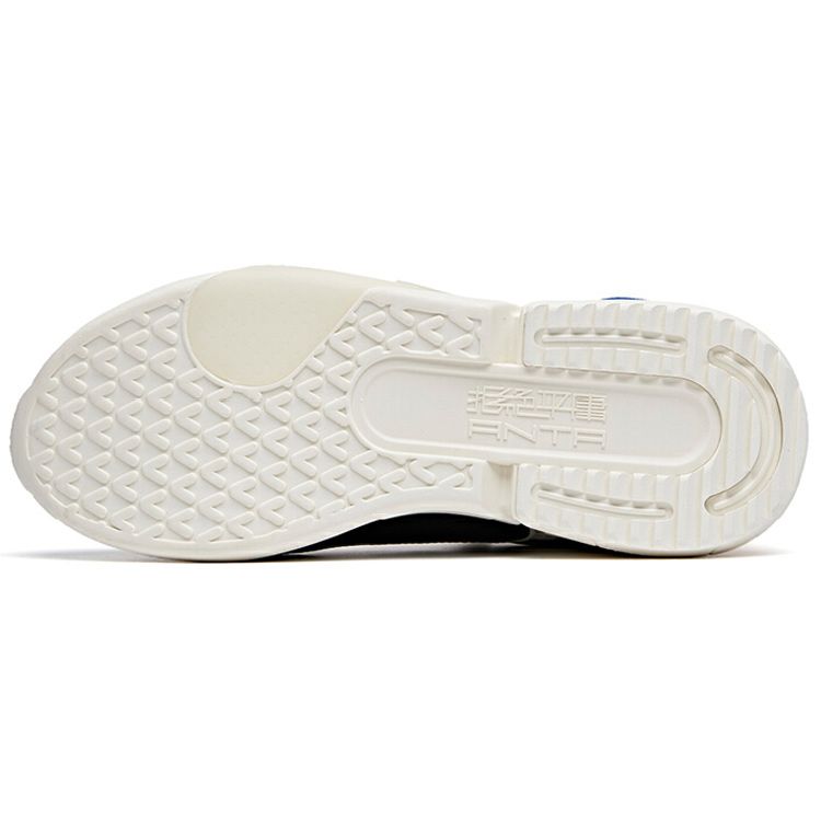Anta Magic Cube Shock Absorption Non-Slip Wear-Resistant Breathable Lightweight Low-Top Sports Casual Shoes Men Sneakers White Blue Black 112028888-2