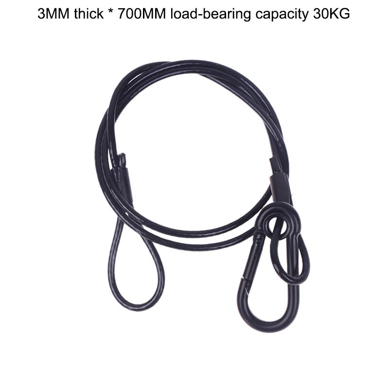 1 Piece 70/80/100Cm Stage Light Safety Rope Cable/Safe Wire High Quality Steel Lock Wire Safe Rope Lock