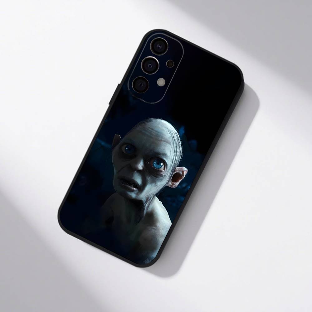 Custodia per Telefono L-Signore degli A-Anelli Gollum Per Samsung S25,S24,S21,S22,S23,S30,Ultra,S20,Plus,Fe,Lite,5G Copertura Nera