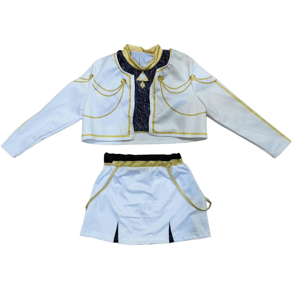 Ensemble de Costume Huntrix Doré Rumi Zoey Mira Cosplay Imprimé Vêtements de Scène Tenue de Fête Costume du Lorax Magasin d'Halloween Près de Moi