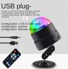 New DJ Voice Control USB Mini LED Stage Light Disco Family Birthday Party Crystal Small Magic Ball Light KTV Atmosphere Light
