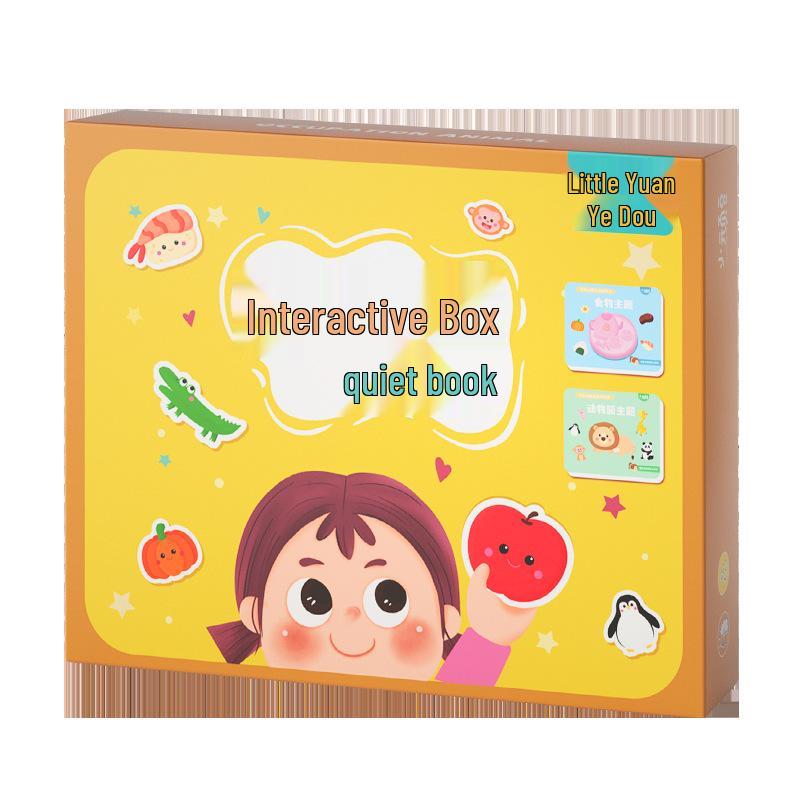 

Развивающая книжка для малышей: Раннее обучение: липучка, отрывание и приклеивание, развивающее занятие для обучения детей