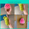 Guava Edamame Plush Keychain With Cute Vegetables For Backpack Decor And Gift