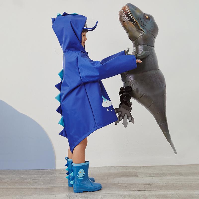 Stivali da Pioggia Leggeri per Bambini con Dinosauri - Antiscivolo, Impermeabili, Stile a Mezza Gamba per Ragazzi e Ragazze, Nuovo Design 2025 Molto Venduto