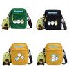 Chiikawa Cartoon Canvas Square Shoulder Bag With Inner Pouch For Casual Outings