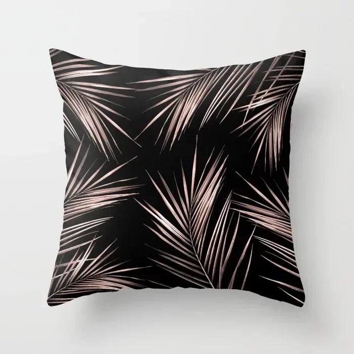 VIKAMA Minimalist Black White Cushion Cover Aesthetic Geometric Print Sofa Pillow Cover Living Room Car Soft Home Decor