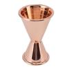 Cocktail Jigger Double Sided Stainless Steel Bar Shot Measuring Cup for Home Party Copper Plating
