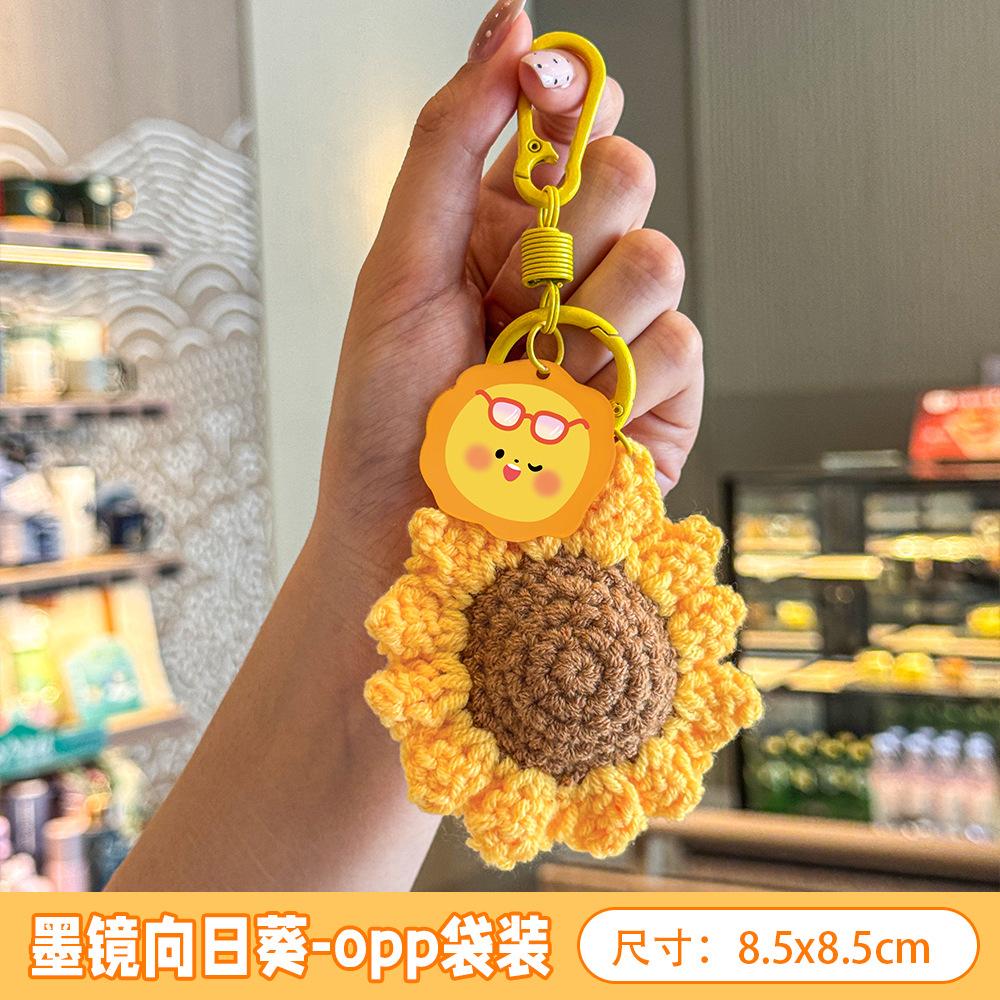 Sunflower Keychain Bag Charms Hanging Ornament for Backpack Bag Decorations Keyring Party Gift Graduation Gifts