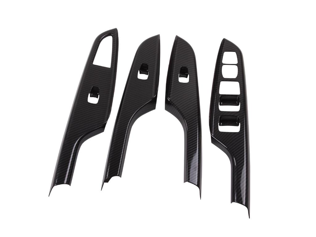 Encino Angsino 2018 – ABS Carbon Fiber Pattern Armrest Frame & Glass Switch Decoration