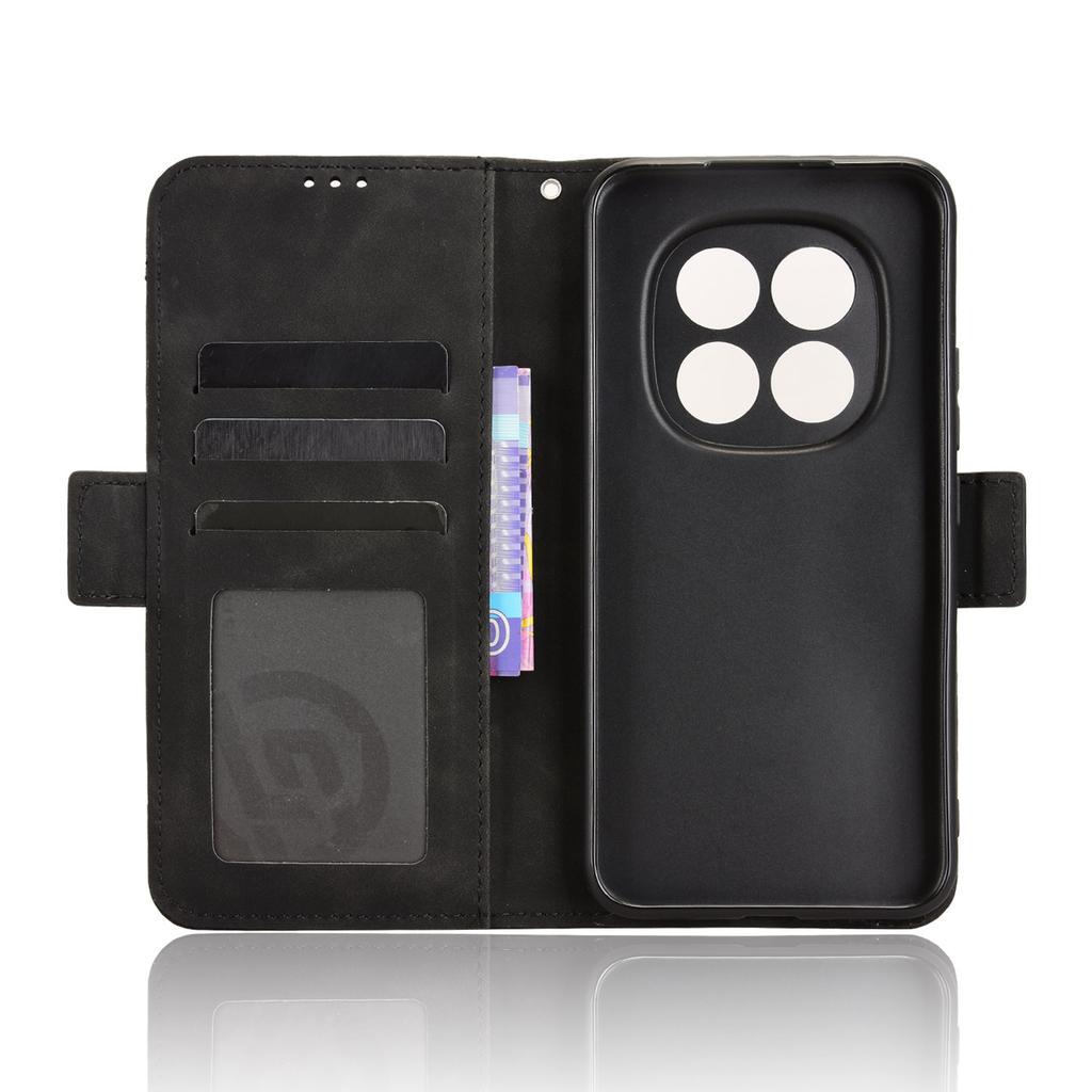 Pro Xiaomi Redmi Note 15 Pro 5G (Globální) Kožené pouzdro Kryt peněženky na telefon s více sloty na karty