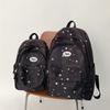 Star Print Student Schoolbag Large Capacity Women's Backpack