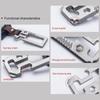 Titaniums Alloy Key Holder Outdoor Tool Key Holder with Bottle Opener Screwdriver Outdoor Keychain Multitool Enduring