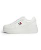 Tommy Jeans Meg Platform Leather Sneakers - White (T52G0Arsc55Jt1Ybl)