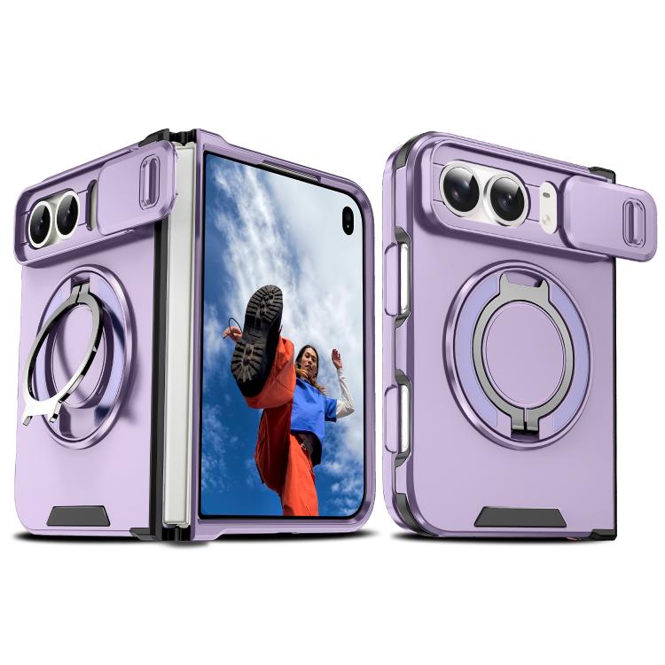 Sliding Camshield Lens Cover Ring Holder Shockproof Phone Case For iPhone Duo