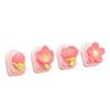 Peach Blossom Flower Car Small Hook Paste Style Car Hanging Hook Cartoon Car Hooks  Women Girl