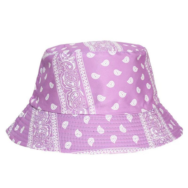 Retro květinový rybářský klobouk, pouliční móda, skládací umyvadlový klobouk, oboustranný personalizovaný sluneční klobouk, venkovní klobouk