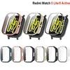 For Redmi Watch 5 Active/5 Lite Accessories All-around Hard Bumper Screen Protector Cover Xiaomi Redmi Watch5 Lite Glass+PC Case