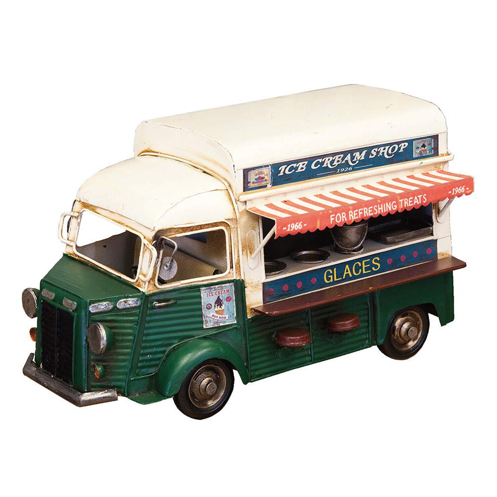 

Akizuki Trading Ice Cream Shop L29 x D16 x Vintage Figurine, H17cm, Car, 1904E-7831