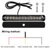 12 LED Strobe Warning Light  Police Lights Tail Lamp Led Side light 18 Flashing Modes for Car Truck Light 12V 24V White Yellow