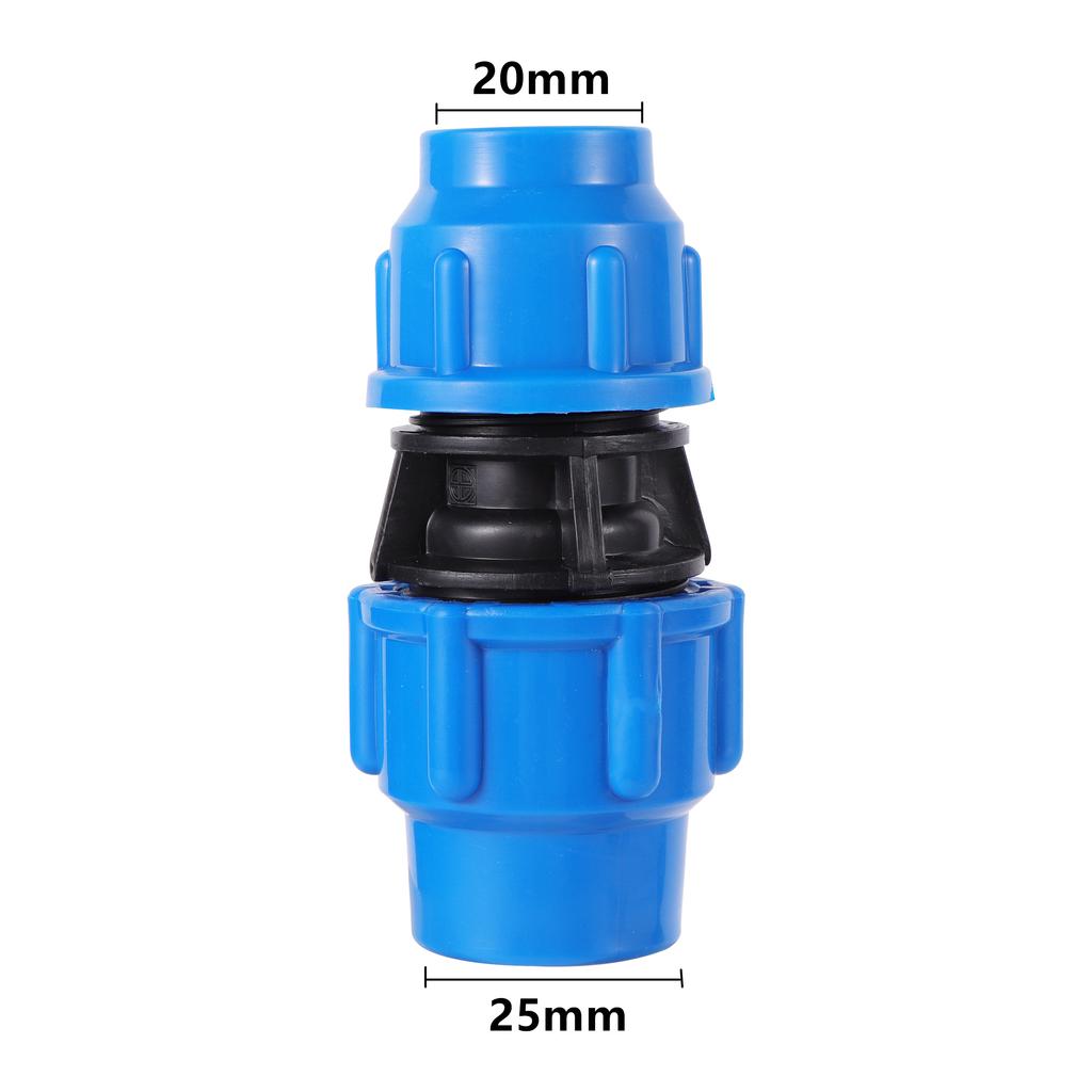 20/25/32/40/50mm PVC PE Tube Tap Water Splitter Quick Reducing Connector Garden Agriculture Irrigation Water Pipe Fittings 1Pc