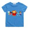 Daniel Tiger’s Neighborhood Children's T-shirts Cotton Cartoon Print Short Sleeve Funny Boys Cute Girls Tees Casual Tops Summer