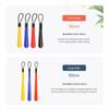 1~4PCS Shoe Smoke Exquisite Workmanship Shoe Lift Auxiliary Plastic Shoe Pull Shoehorn Comfortable 5 Colors Lazy Shoe Helper