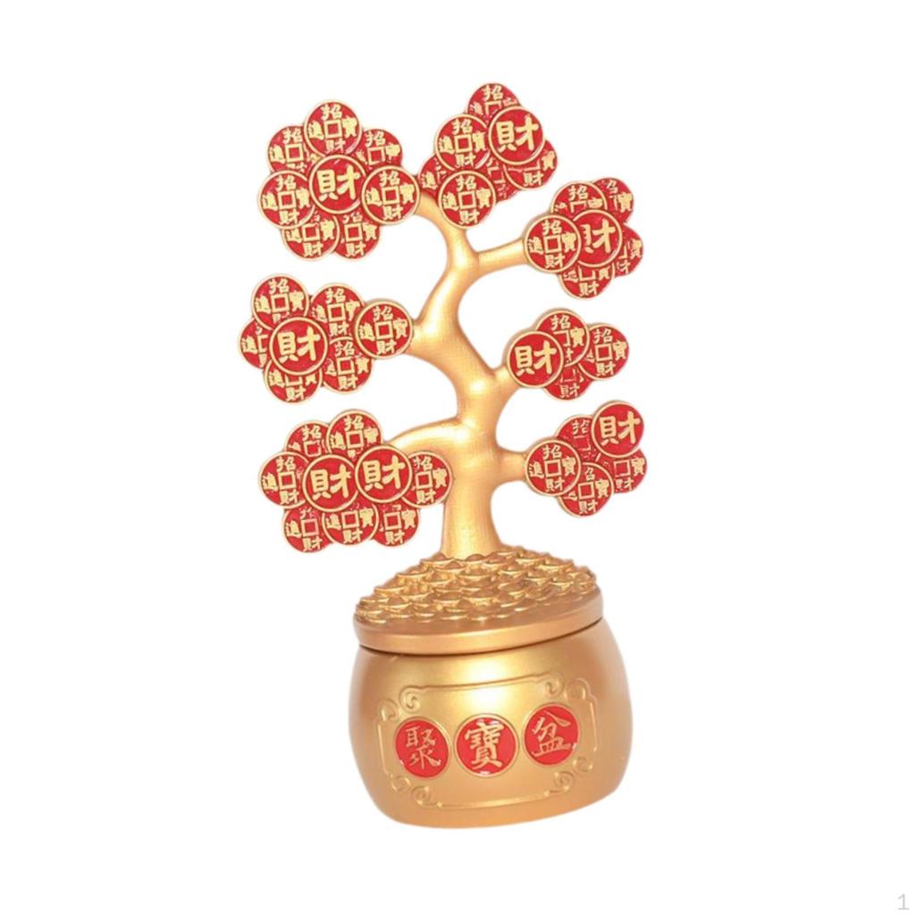 Feng Shui Money Tree Chinese Decoration Creative Tabletop Wealth Lucky for Party Bedroom