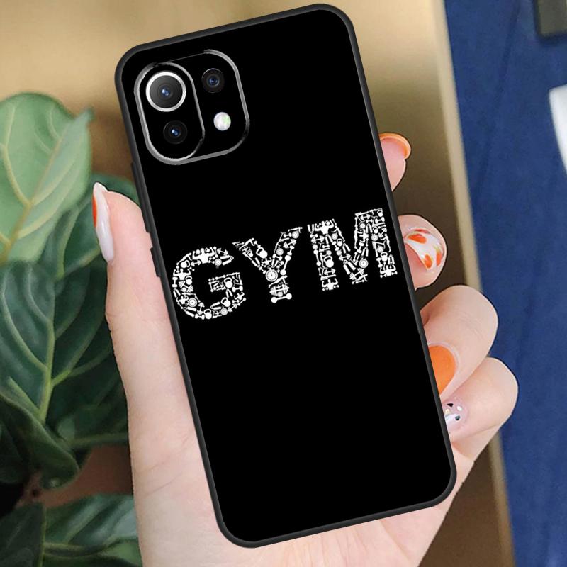 Bodybuilding Gym Fitness Case For Xiaomi 15 14 Ultra 13T 14T 15T Pro 17 Pro Max POCO F8 F7 F5 F6 X5 X6 X7 Pro Coque
