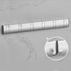 Wall-Mounted Folding Hook for Bathroom, Kitchen, Living Room, Wardrobe - 1 To 6 Row Hooks for Coats, Hats, and Clothes.