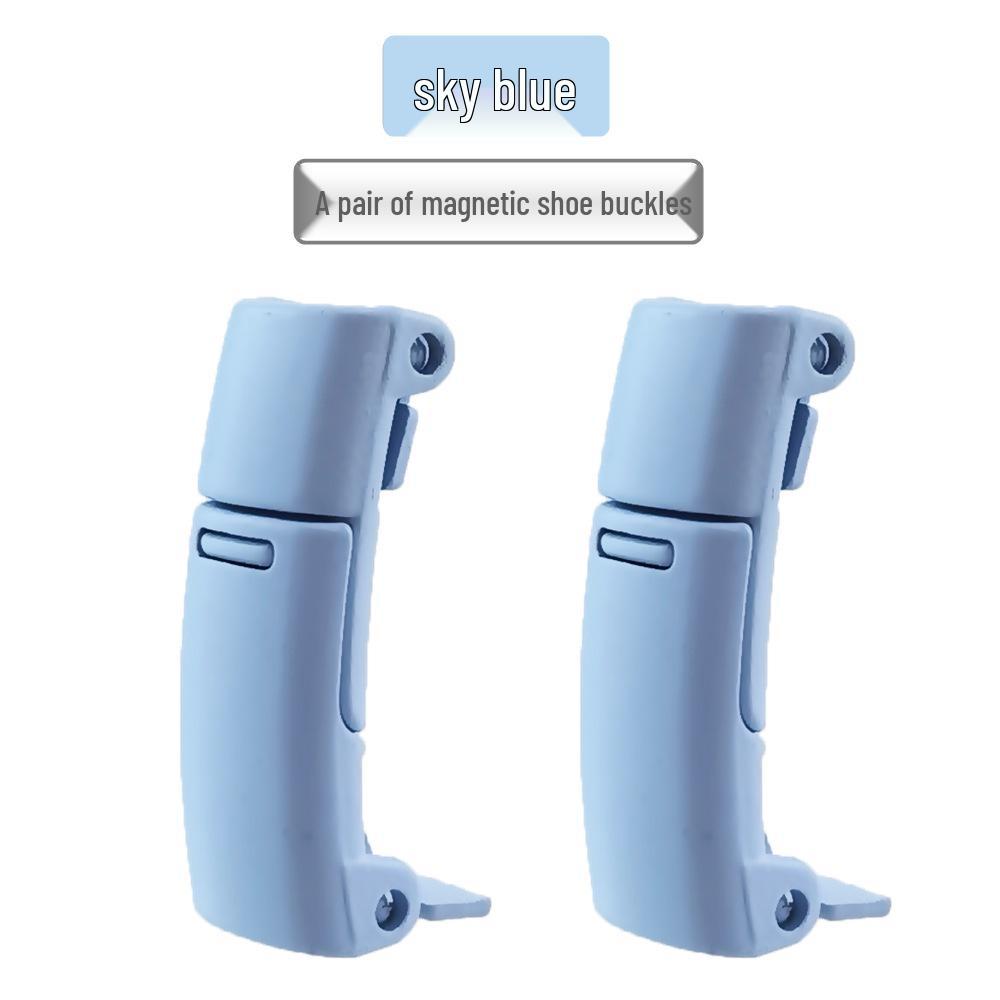 Colorful Magnetic No-Tie Elastic Shoelaces - Creative Metal Buckle Accessory