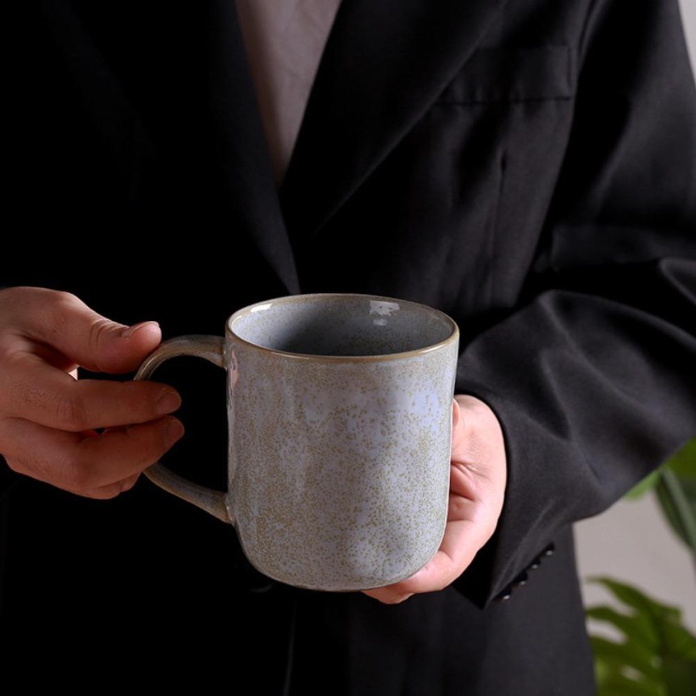 Creative Mug Retro Ceramics Cups Household High-capacity Drinkware Coffee Cup Breakfast Milk Cupss Mothers Day Gifts