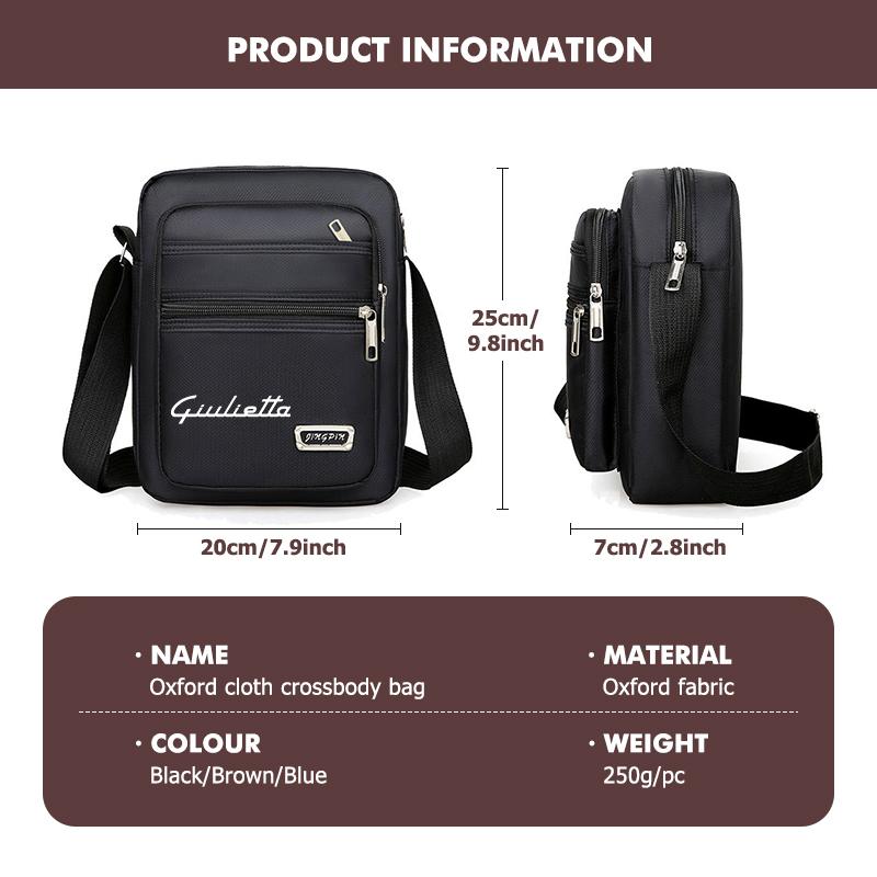 2026 Hot Alfa Romeo Fashionable Oxford Cloth Car Crossbody Bag Water-proof Travel Pack Shoulder Bag For Alfa Romeo 159 Giulietta