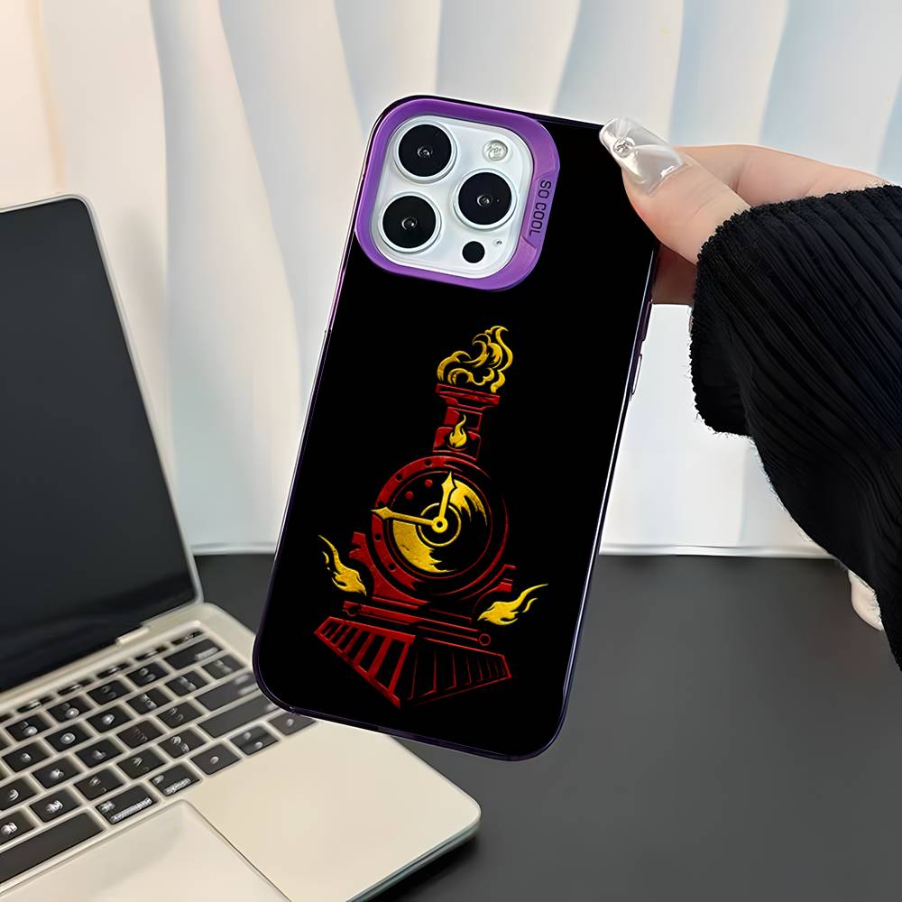 

L-Limbus Company Game For iPhone 17,16,15,14,13,12,11,Mini,Pro,E,SE4,XS,MAX Purple Shockproof Candy Matte Cover iPhone12
