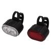 Bike Light Set USB Rechargeable 350Lm IPX5 Waterproof Lightweight Portable Bike Headlight Taillight for Night Riding