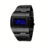 New Luxury Heavy Watch Men Led Digital Watches Full Black Electronic Wristwatches Men Sport Watches Reloj Hombre Montre Homme