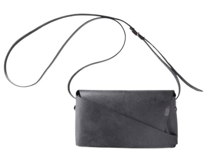 

Shoulder Bag Shoulder Pouch Genuine Leather Compact Leather Crossbody Bag Leather Small Black [Design] Men s Women s чорний