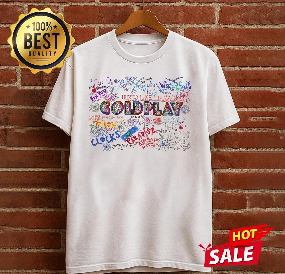 Coldplay Music Of The Spheres Tour 2026 T-Shirt XXL