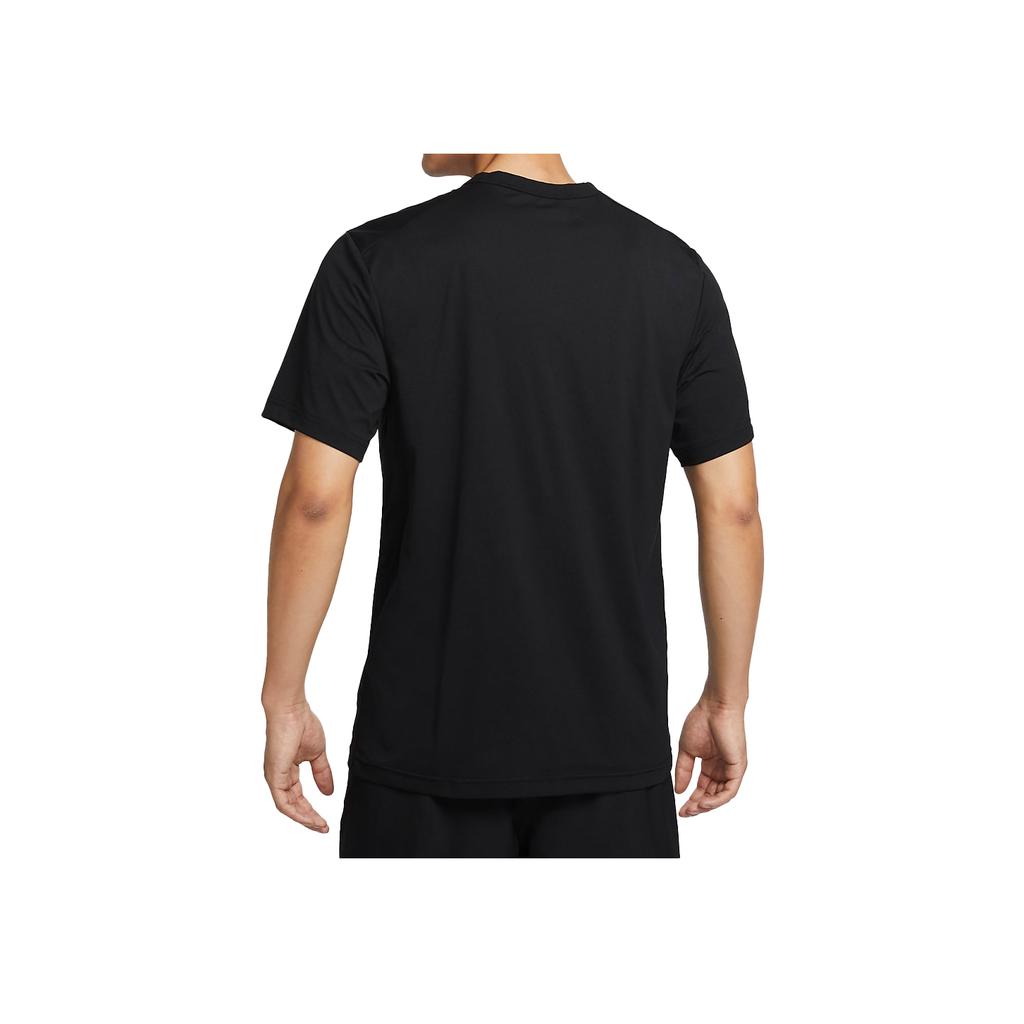 Nike Hyverse Dri-Fit UV Logo Print Outdoor Casual Sports Crew Neck Short Sleeve T-Shirt Men T-Shirts Black FZ1065-010